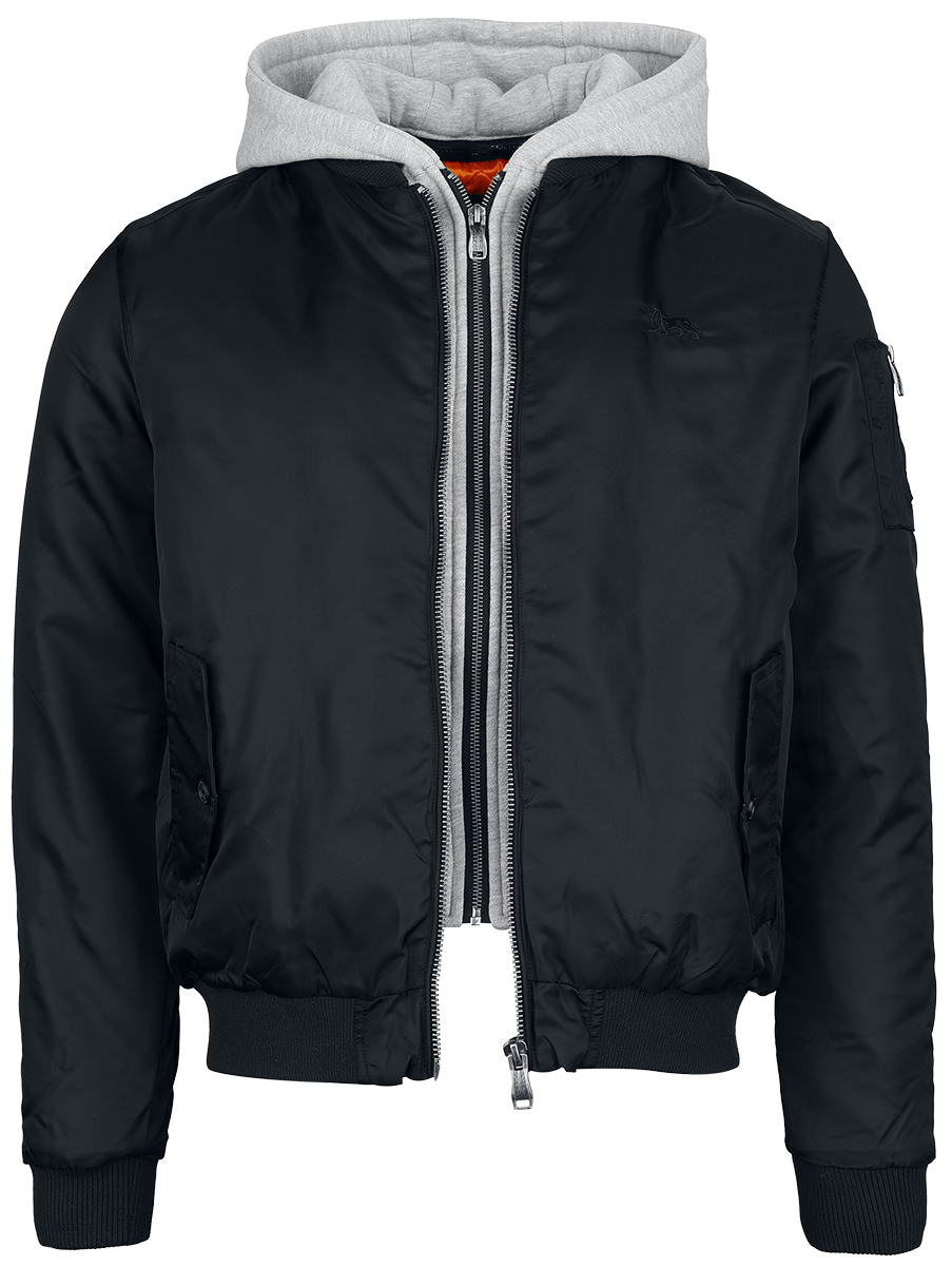 Bomber  de Lonsdale London - Clifton All Seasons - M à 3XL - pour Homme - noir - Lonsdale London - View 2