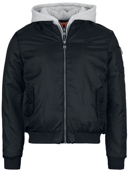 Bomber  de Lonsdale London - Clifton All Seasons - S à 3XL - pour Homme - noir - Lonsdale London