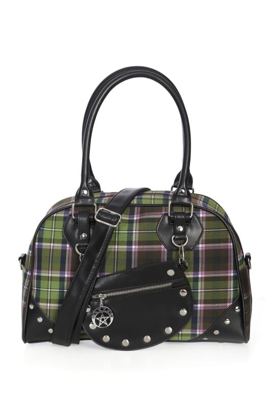 Sac à main Gothic de Banned Alternative - New Warren - pour Femme - noir/vert - Banned Alternative