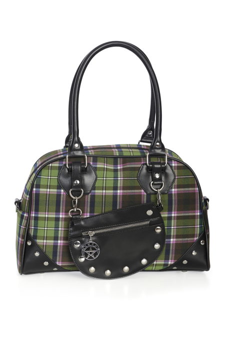 Sac à main Gothic de Banned Alternative - New Warren - pour Femme - noir/vert - Banned Alternative - View 2