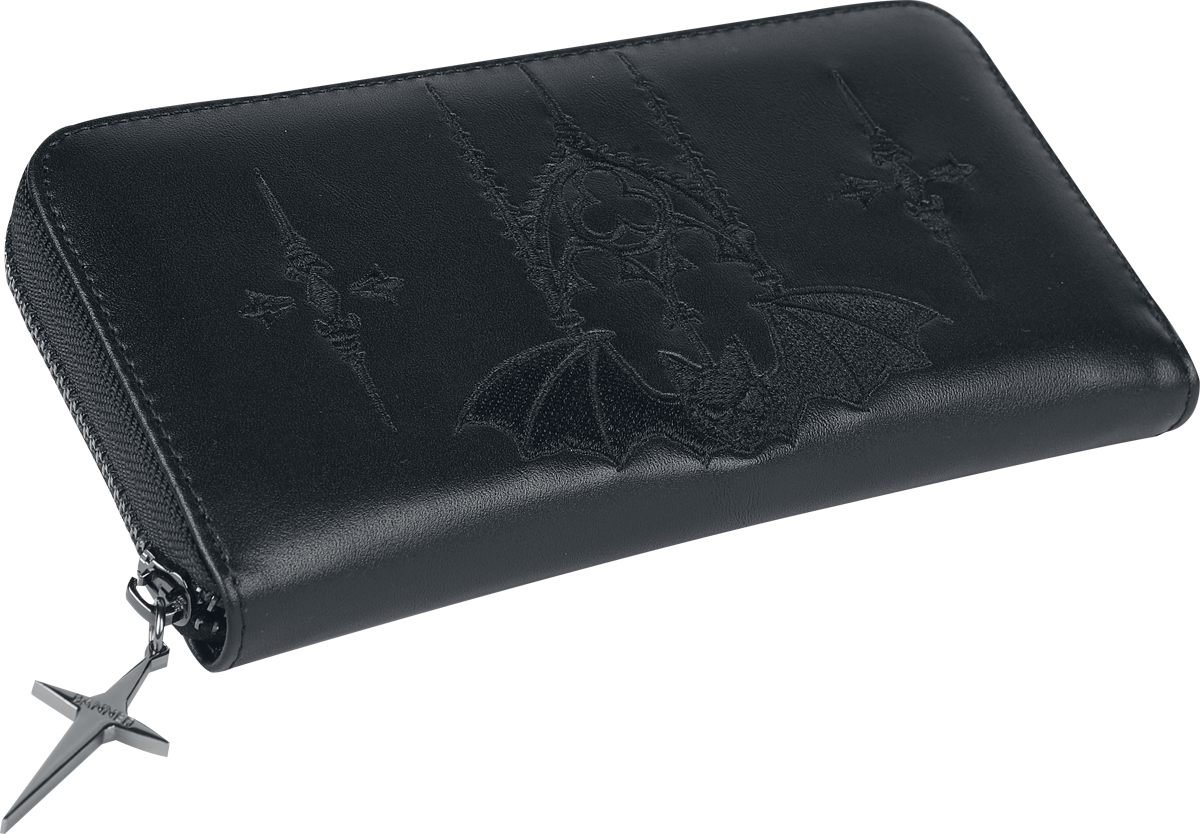 Portefeuille Gothic de Banned Alternative - Gothic Bat - pour Femme - noir - Banned Alternative - View 2