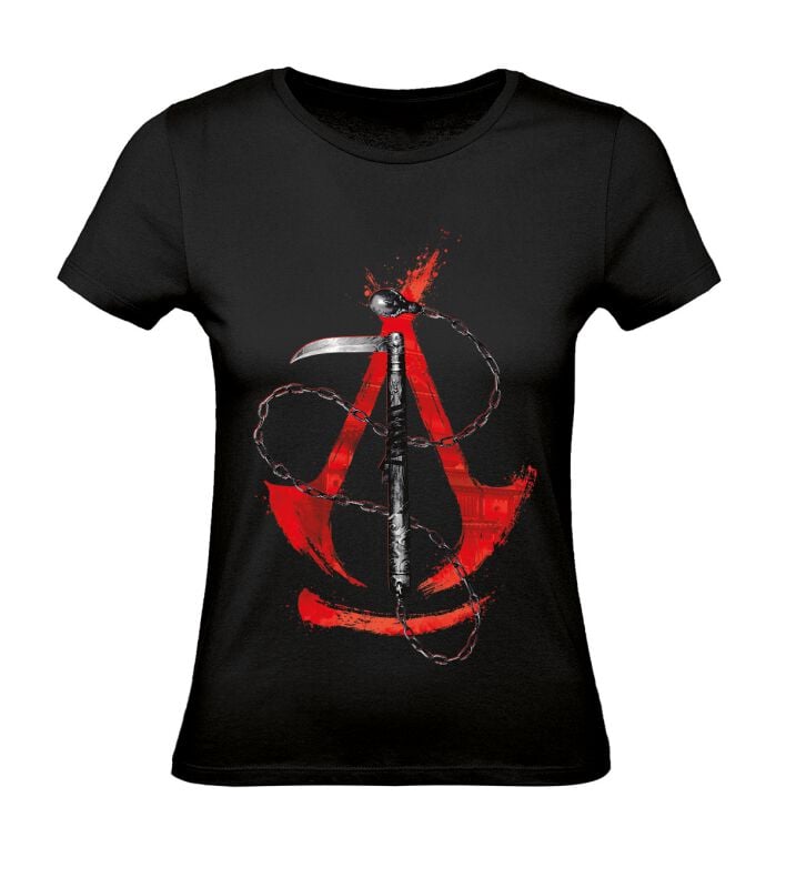 T-Shirt Manches courtes Gaming de Assassin's Creed - Shadows - Announcement Shirt - S à XXL - pour Femme - noir - Assassin's Creed