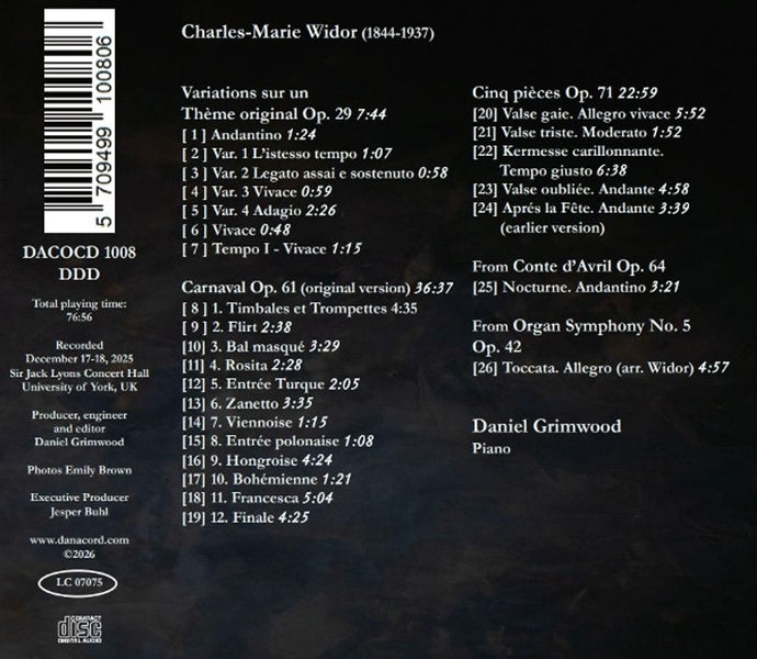 Piano Music - Front Cover