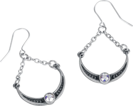 Bijou d'oreille Gothic de Alchemy Gothic - Priestess of Ishtar Earrings - pour Femme - couleur argent - Alchemy Gothic