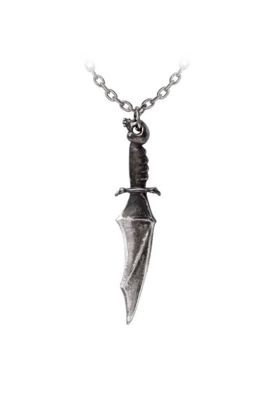 Collier Gothic de Alchemy Gothic - Vampyre Knife Pendant - pour Unisexe - couleur argent - Alchemy Gothic
