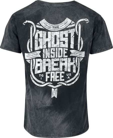 T-Shirt Manches courtes  de The Ghost Inside - Break Free - S à M - pour Homme - noir - The Ghost Inside - View 2
