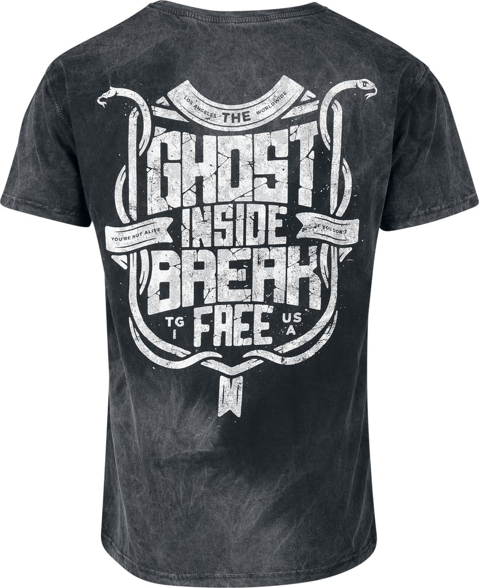 T-Shirt Manches courtes  de The Ghost Inside - Break Free - S à M - pour Homme - noir - The Ghost Inside - View 2