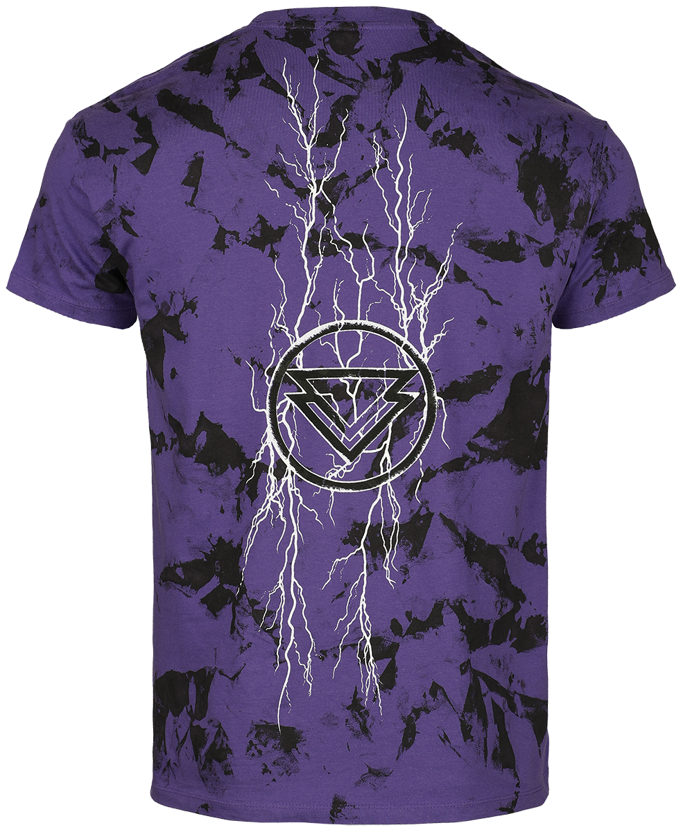 T-Shirt Manches courtes  de The Ghost Inside - Thunder - S à XXL - pour Homme - lilas/noir - The Ghost Inside - View 2