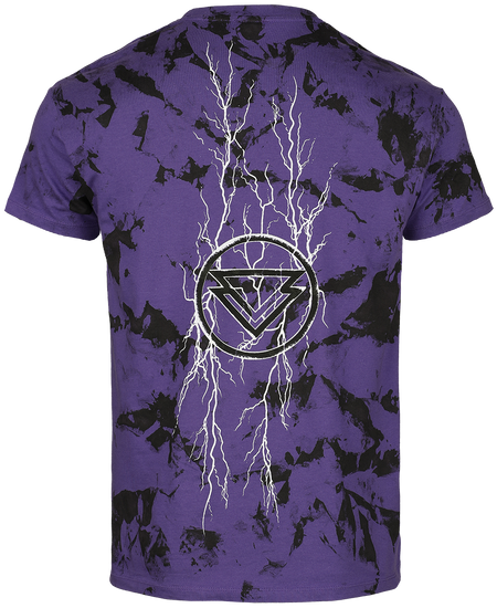 T-Shirt Manches courtes  de The Ghost Inside - Thunder - S à XXL - pour Homme - lilas/noir - The Ghost Inside - View 2