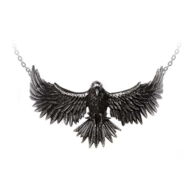 Collier Gothic de Alchemy Gothic - Curse of Coronis Pendant - pour Femme - noir/argent - Alchemy Gothic
