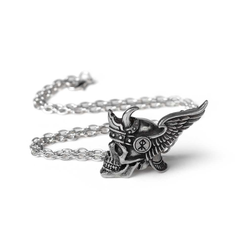 Collier Gothic de Alchemy Gothic - Journey to Valhalla Pendant - pour Femme - noir/argent - Alchemy Gothic - View 2