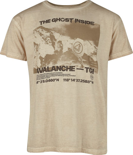 T-Shirt Manches courtes  de The Ghost Inside - Avalanche - S à M - pour Homme - beige - The Ghost Inside