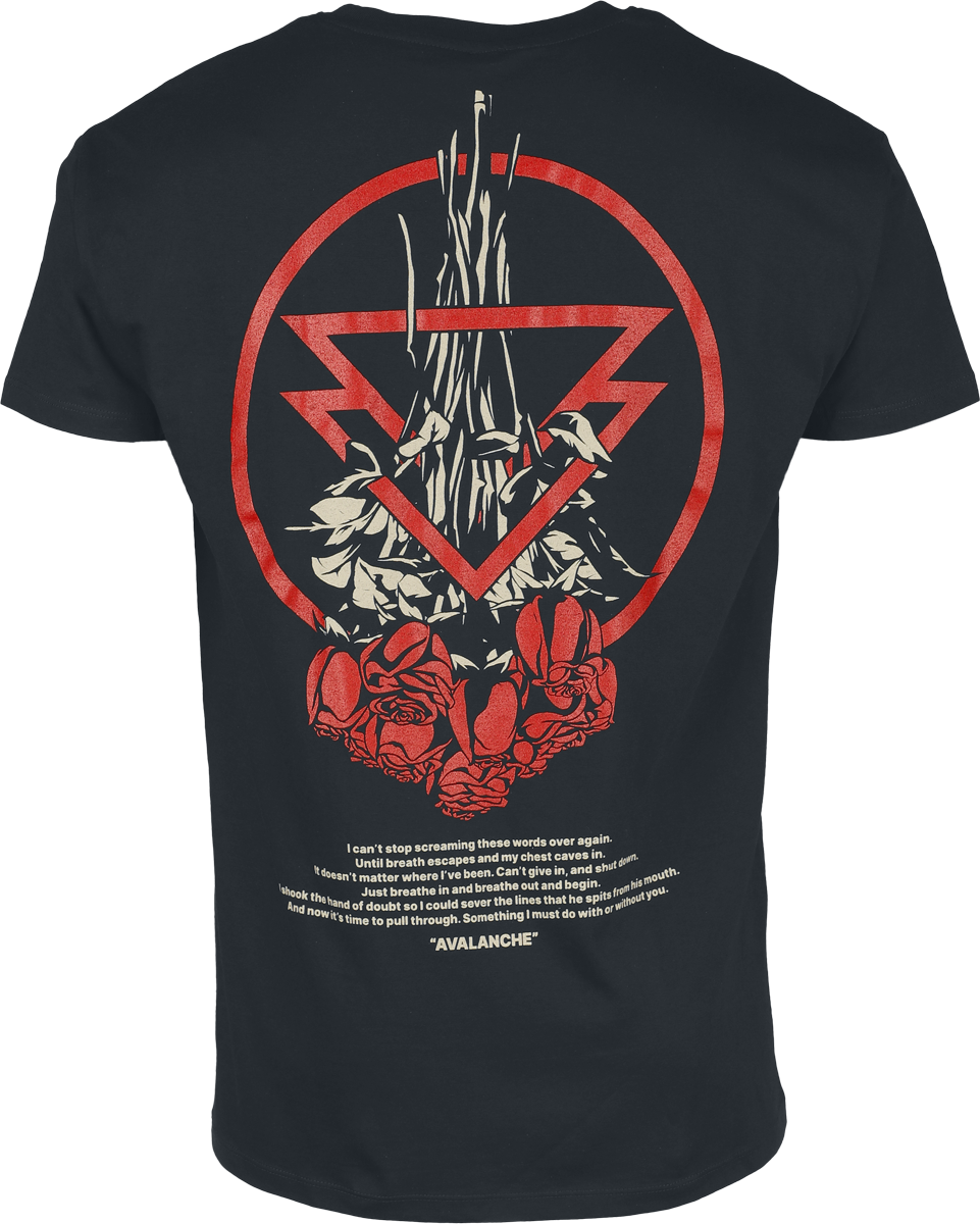 T-Shirt Manches courtes  de The Ghost Inside - Avalanche - S à M - pour Homme - noir - The Ghost Inside - View 2