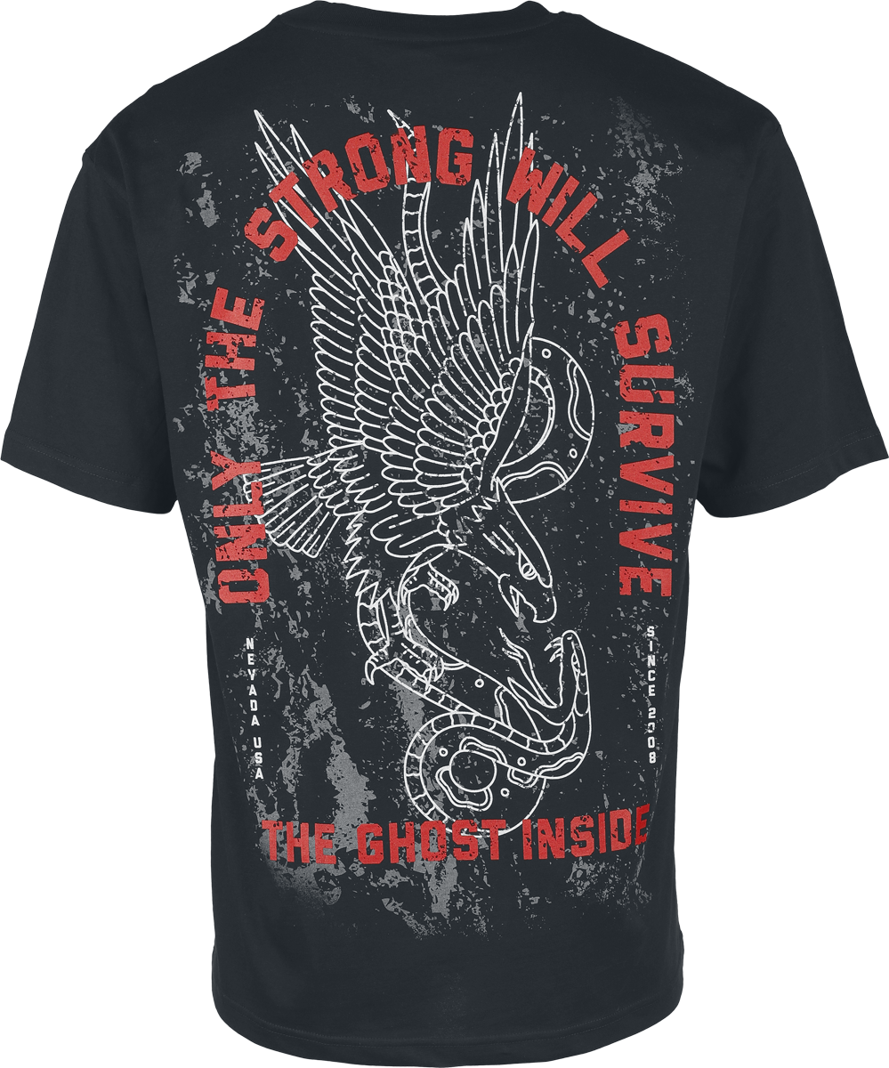 T-Shirt Manches courtes  de The Ghost Inside - Survive - Oversized - S à L - pour Homme - noir - The Ghost Inside - View 2