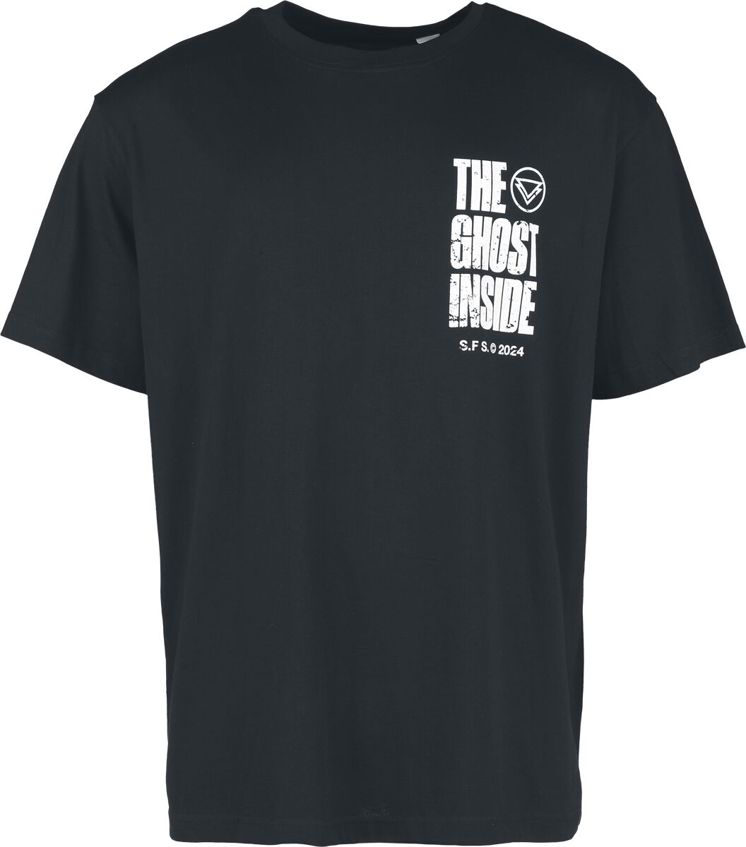 T-Shirt Manches courtes  de The Ghost Inside - Dagger & Wolf - Oversized - S à M - pour Homme - noir - The Ghost Inside