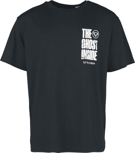 T-Shirt Manches courtes  de The Ghost Inside - Dagger & Wolf - Oversized - S à M - pour Homme - noir - The Ghost Inside