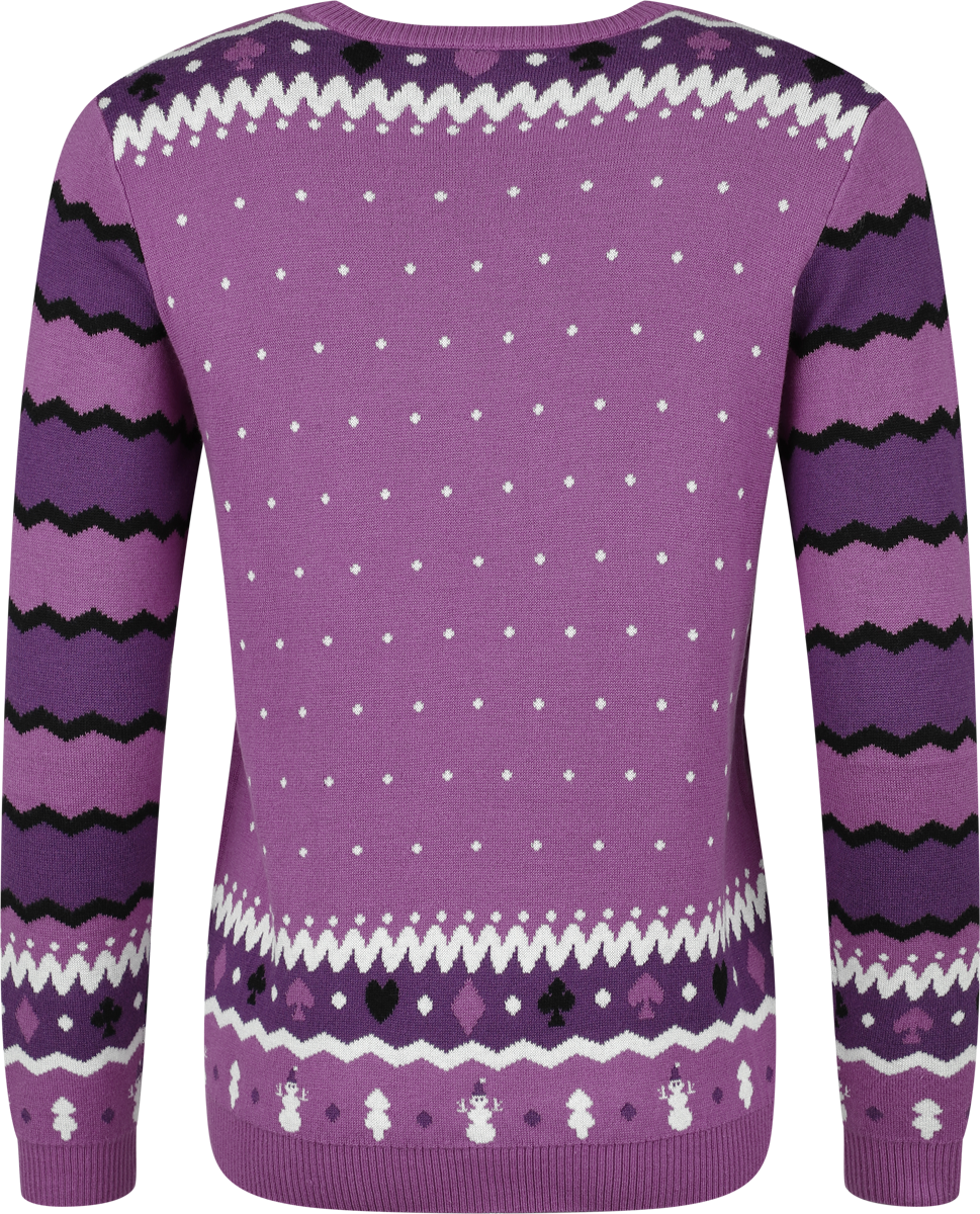 Pull de Noël Disney de Alice Au Pays Des Merveilles - Le Chat Du Cheshire - We're All Mad Here - S à XXL - pour Femme - multicolore - Alice Au Pays Des Merveilles - View 2