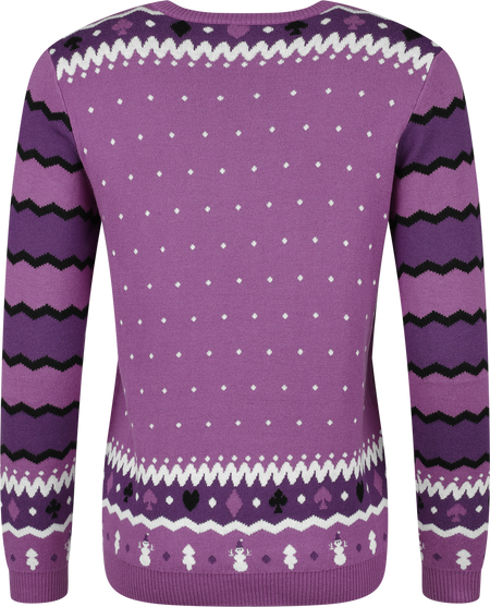 Pull de Noël Disney de Alice Au Pays Des Merveilles - Le Chat Du Cheshire - We're All Mad Here - S à XXL - pour Femme - multicolore - Alice Au Pays Des Merveilles - View 2