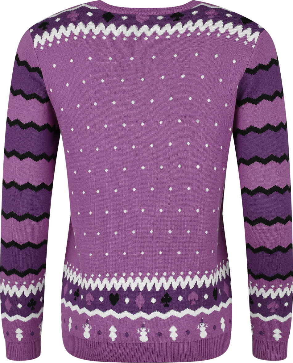 Pull de Noël Disney de Alice Au Pays Des Merveilles - Le Chat Du Cheshire - We're All Mad Here - S à XXL - pour Femme - multicolore - Alice Au Pays Des Merveilles - View 2