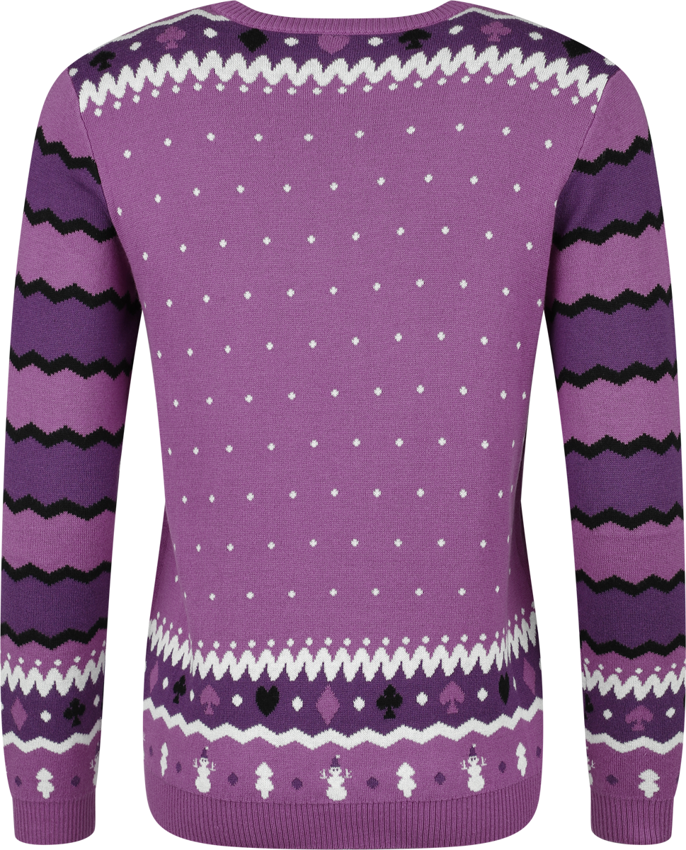 Pull de Noël Disney de Alice Au Pays Des Merveilles - Le Chat Du Cheshire - We're All Mad Here - S à XXL - pour Femme - multicolore - Alice Au Pays Des Merveilles - View 2