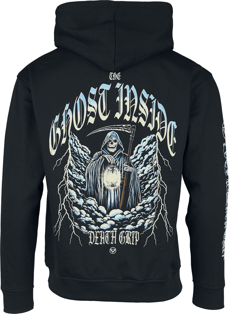 Sweat-shirt à capuche  de The Ghost Inside - Death Grip - S à L - pour Homme - noir - The Ghost Inside - View 2