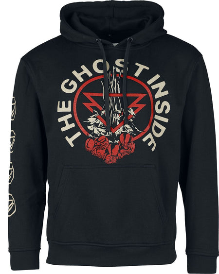 Sweat-shirt à capuche  de The Ghost Inside - Avalanche - S à M - pour Homme - noir - The Ghost Inside