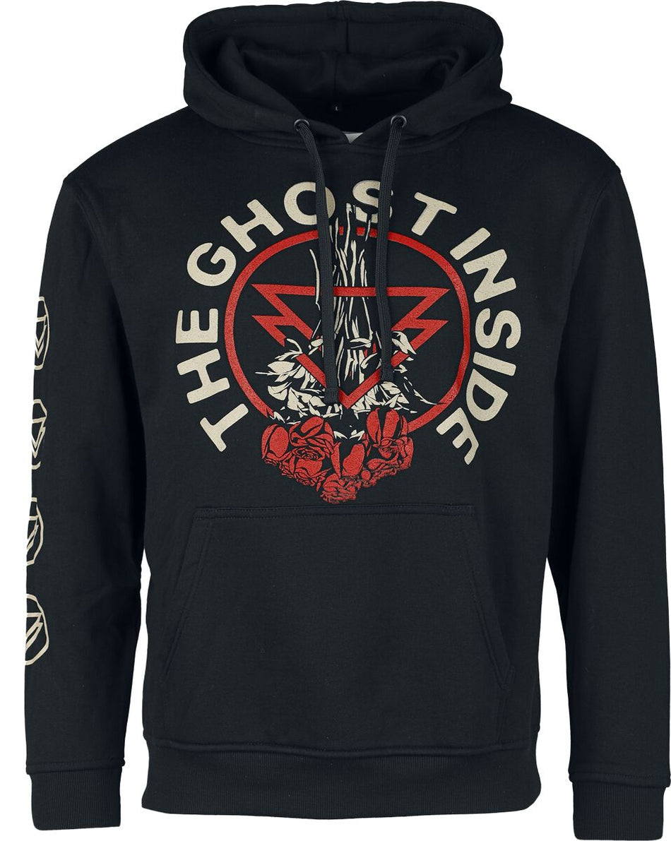 Sweat-shirt à capuche  de The Ghost Inside - Avalanche - S à M - pour Homme - noir - The Ghost Inside