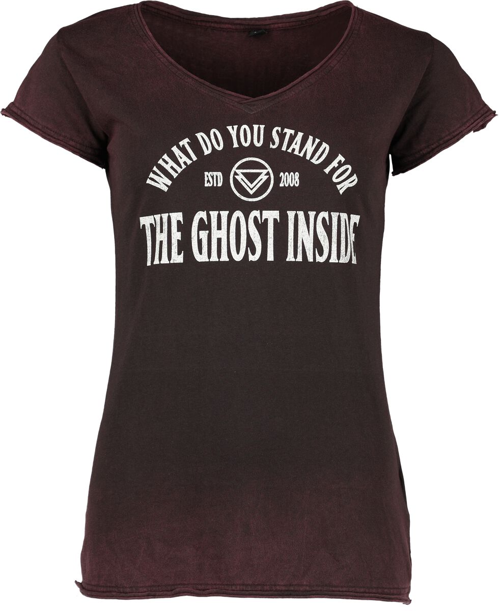 T-Shirt Manches courtes  de The Ghost Inside - Best Of Me - S à XXL - pour Femme - lie-de-vin - The Ghost Inside
