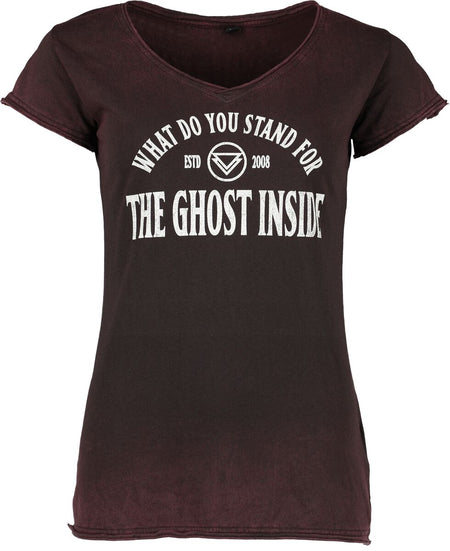 T-Shirt Manches courtes  de The Ghost Inside - Best Of Me - S à XXL - pour Femme - lie-de-vin - The Ghost Inside