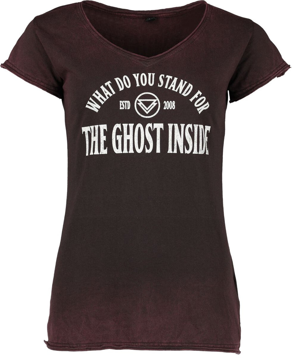 T-Shirt Manches courtes  de The Ghost Inside - Best Of Me - S à XXL - pour Femme - lie-de-vin - The Ghost Inside