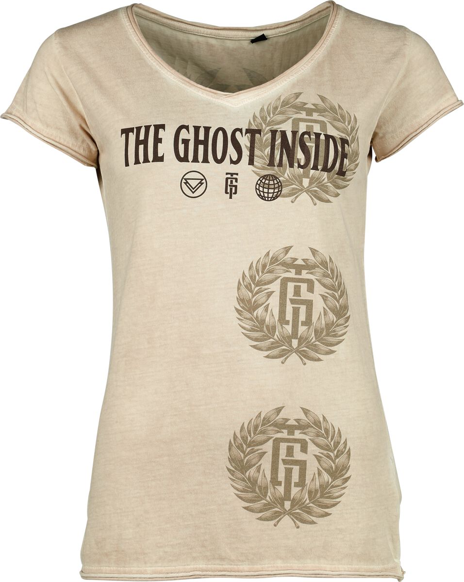 T-Shirt Manches courtes  de The Ghost Inside - Dear Youth - S à 3XL - pour Femme - crème - The Ghost Inside