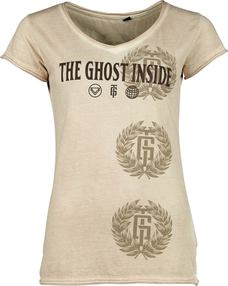 T-Shirt Manches courtes  de The Ghost Inside - Dear Youth - S à 3XL - pour Femme - crème - The Ghost Inside