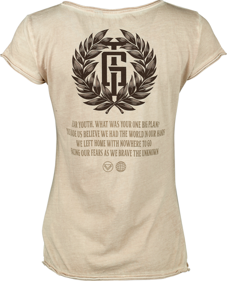 T-Shirt Manches courtes  de The Ghost Inside - Dear Youth - S à 3XL - pour Femme - crème - The Ghost Inside - View 2