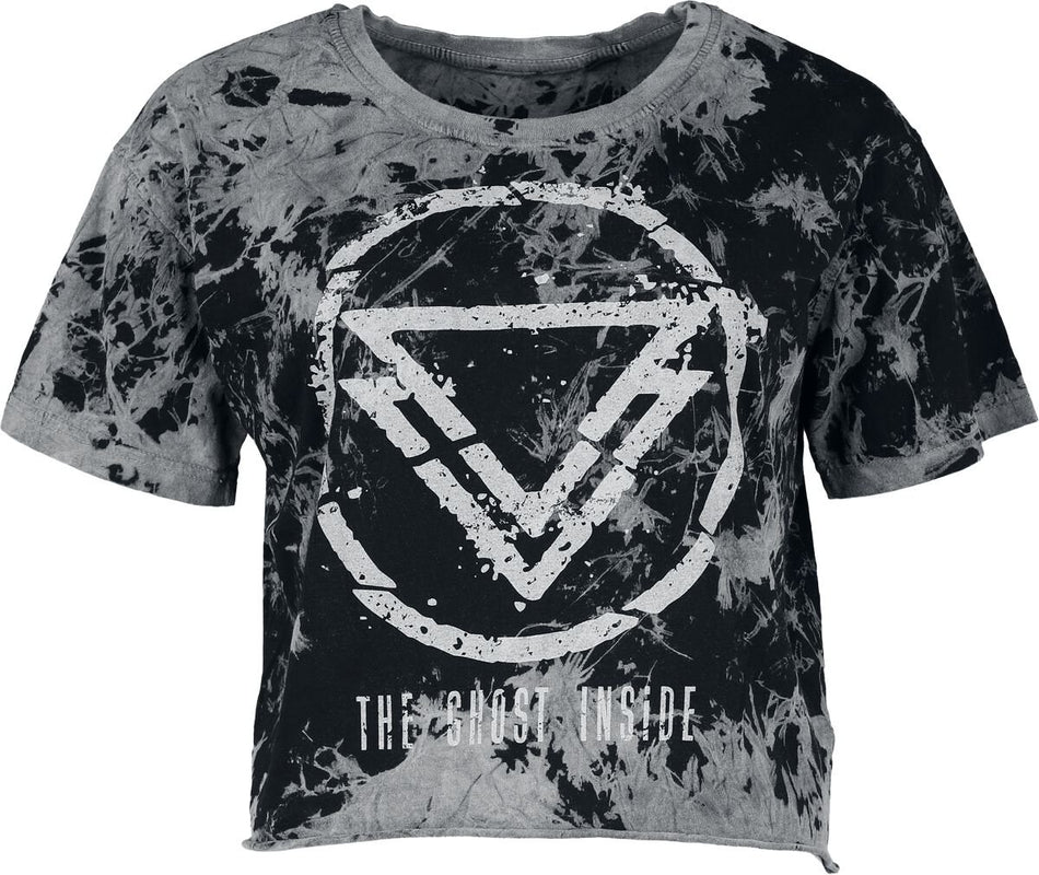 T-Shirt Manches courtes  de The Ghost Inside - Distorted - L à XXL - pour Femme - gris - The Ghost Inside