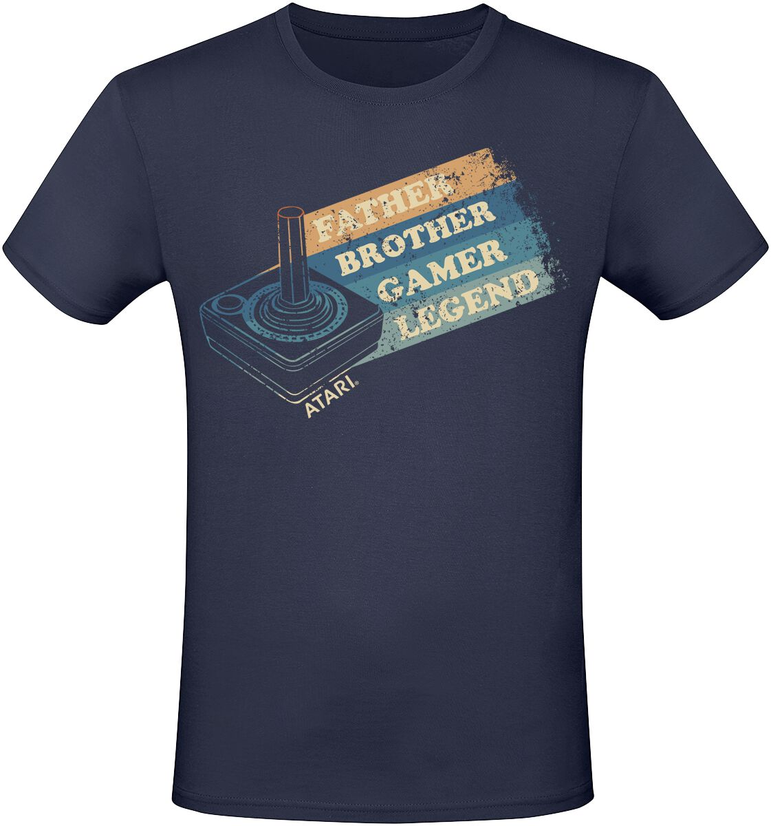T-Shirt Manches courtes Gaming de Atari - Legend - S à XXL - pour Homme - bleu foncé - Atari