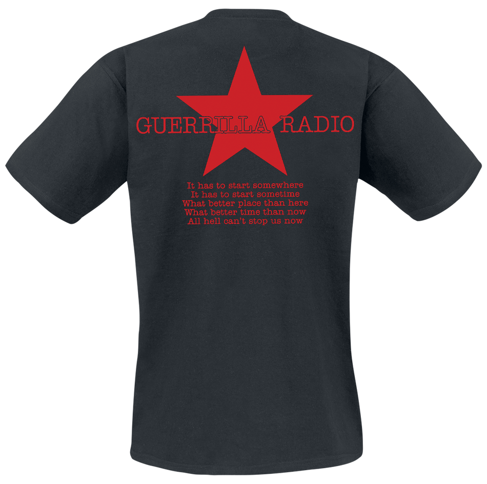 T-Shirt Manches courtes  de Rage Against The Machine - Guerilla Radio - S à XXL - pour Homme - noir - Rage Against The Machine - View 2