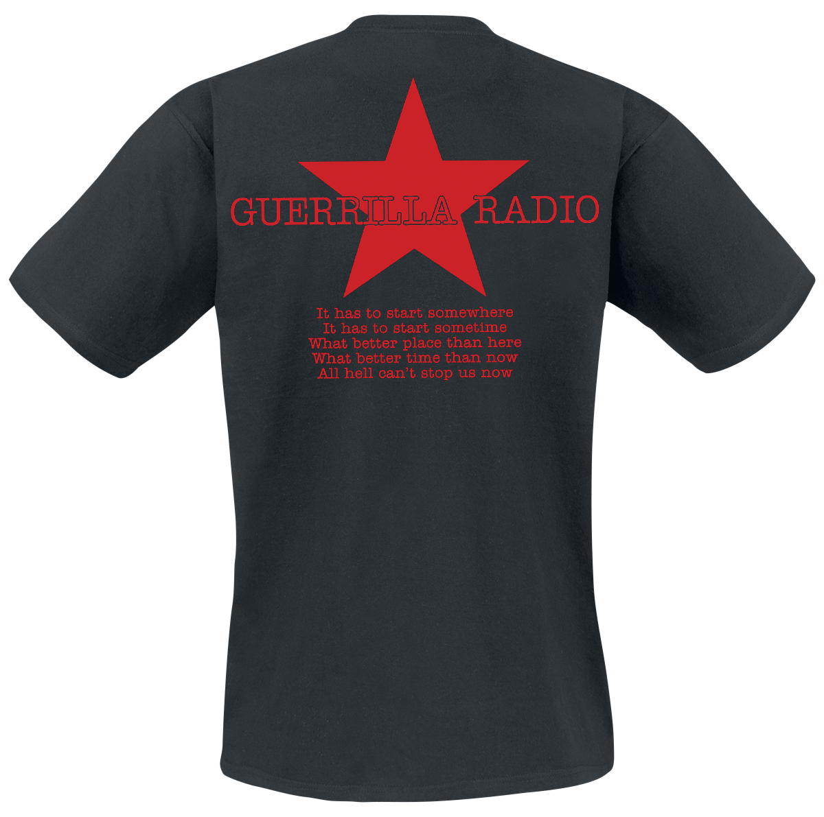 T-Shirt Manches courtes  de Rage Against The Machine - Guerilla Radio - S à XXL - pour Homme - noir - Rage Against The Machine - View 2