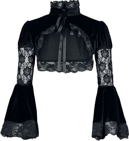 Boléro Gothic de Gothicana by EMP - S à XXL - pour Femme - noir - Gothicana by EMP