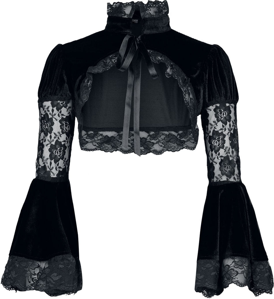 Boléro Gothic de Gothicana by EMP - S à XXL - pour Femme - noir - Gothicana by EMP