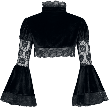 Boléro Gothic de Gothicana by EMP - S à XXL - pour Femme - noir - Gothicana by EMP - View 2