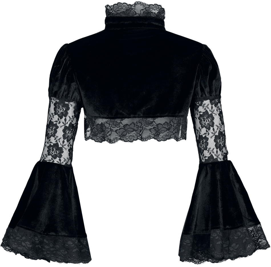 Boléro Gothic de Gothicana by EMP - S à XXL - pour Femme - noir - Gothicana by EMP - View 2