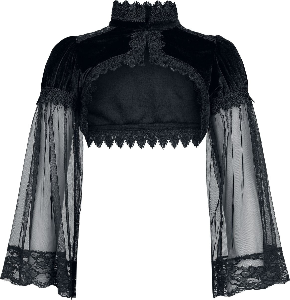 Boléro Gothic de Gothicana by EMP - Dark Whimsy Romance - S à XXL - pour Femme - noir - Gothicana by EMP
