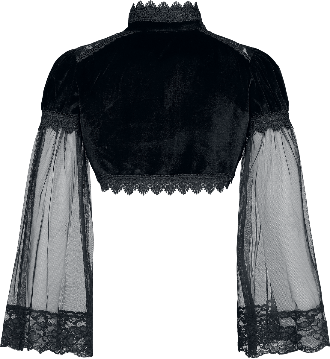 Boléro Gothic de Gothicana by EMP - Dark Whimsy Romance - S à XXL - pour Femme - noir - Gothicana by EMP - View 2