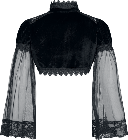 Boléro Gothic de Gothicana by EMP - Dark Whimsy Romance - S à XXL - pour Femme - noir - Gothicana by EMP - View 2