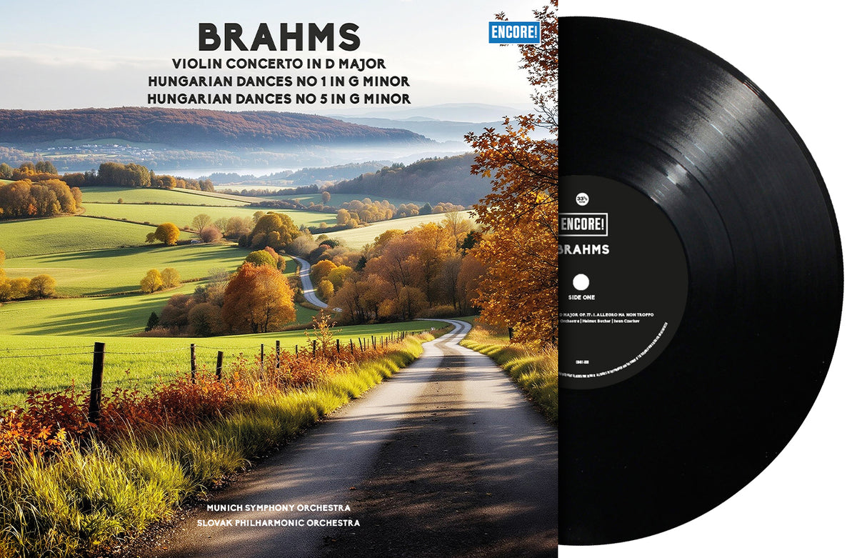 VIOLIN CONCERTO/HUNGARIAN DANCES 1 & 5 - Front Cover