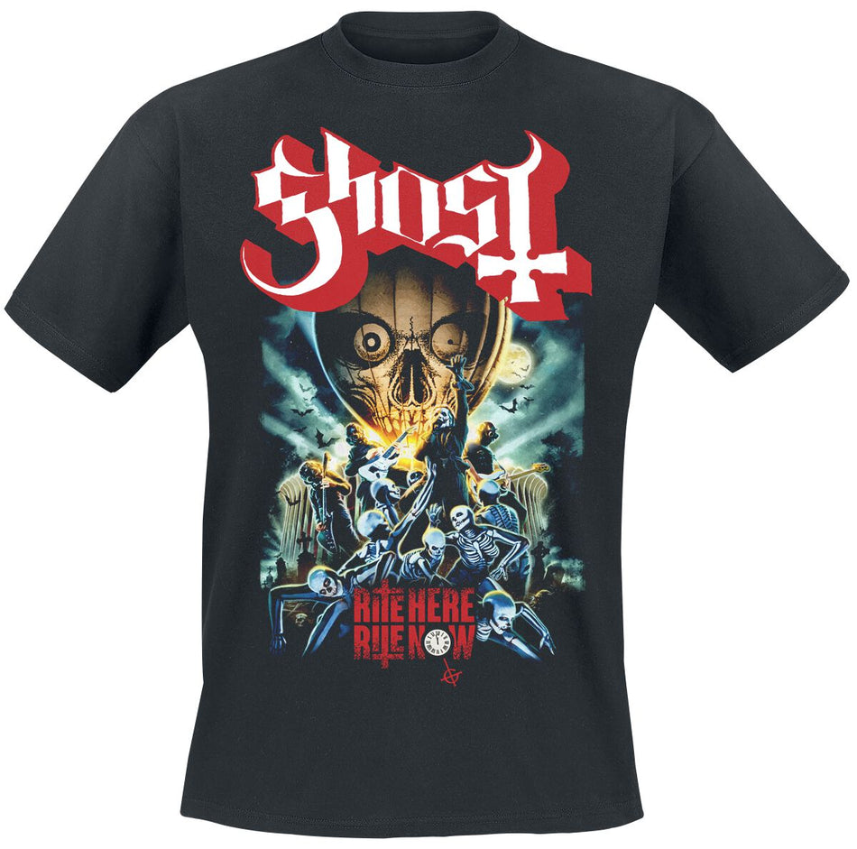 T-Shirt Manches courtes  de Ghost - Rite Here Poster Tee - S à 3XL - pour Homme - noir - Ghost