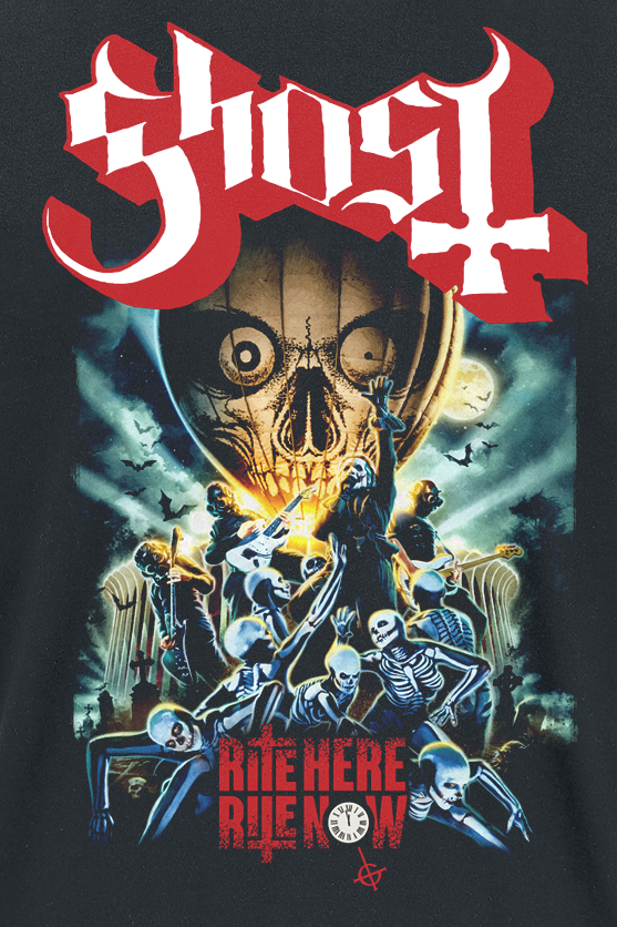 T-Shirt Manches courtes  de Ghost - Rite Here Poster Tee - S à 3XL - pour Homme - noir - Ghost - View 2