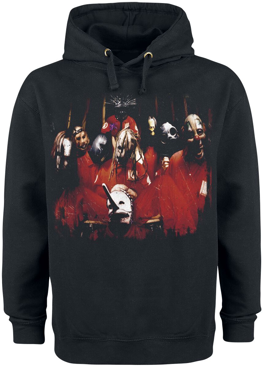 Sweat-shirt à capuche  de Slipknot - Album Cover 1999 - S à XXL - pour Homme - noir - Slipknot