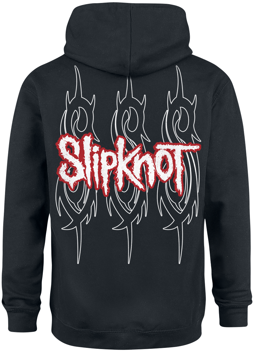Sweat-shirt à capuche  de Slipknot - Album Cover 1999 - S à XXL - pour Homme - noir - Slipknot - View 2