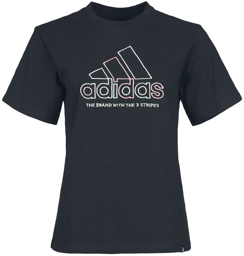 T-Shirt Manches courtes  de Adidas - W XPRESS LOGO - S - pour Femme - noir - Adidas